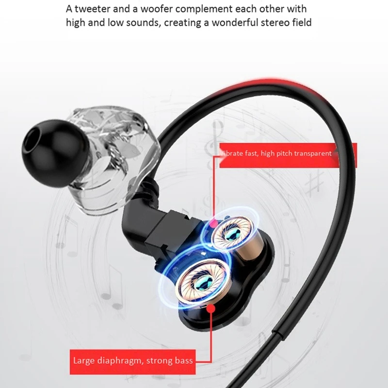 S3 Brezžični Športne Slušalke Bluetooth Snemljiv Kabel Za V Uho Slušalke Vrat-Vgrajena Slušalke