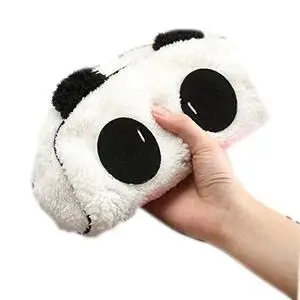 3D Plišastih Panda Svinčnik Vrečke Kawaii Noverty Poceni Velike, Velike Zmogljivosti, Vse v 1 Pero Vrečke Organizator Imetnikov za Otroke Šoli
