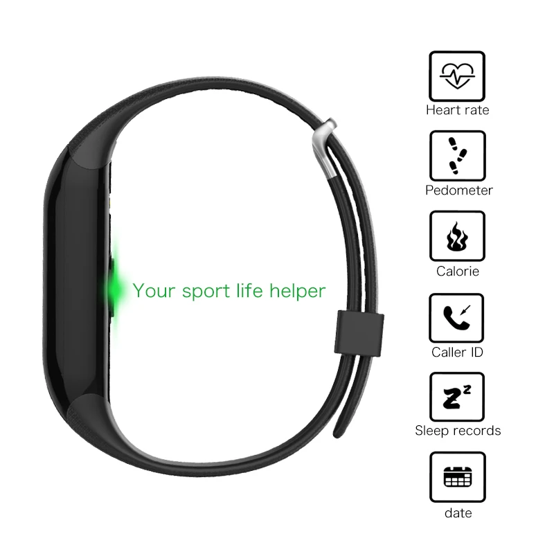Nove Pametne Band Zapestnico z točne, natančne Srčnega utripa Dejavnosti Fitnes Tracker Manšeta smartwach za IOS in Android