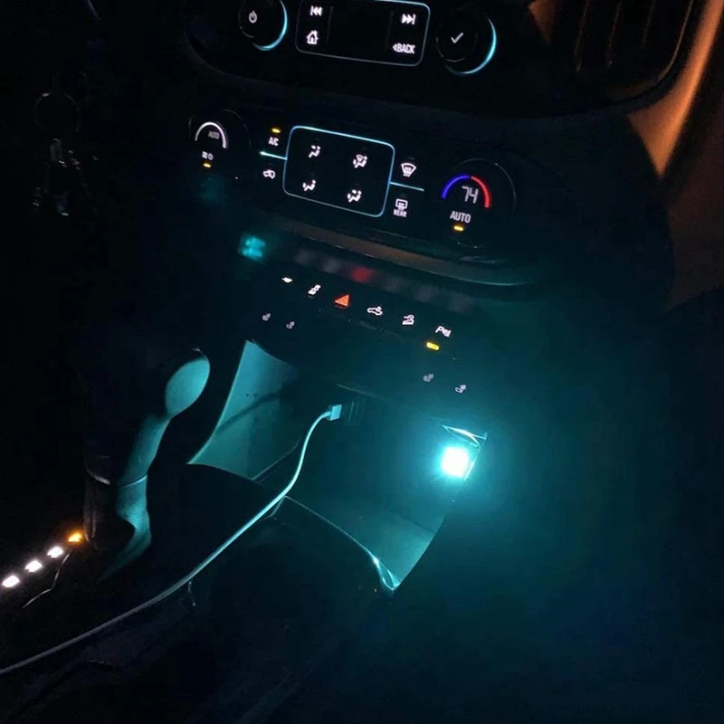 LED za Ambient Svetloba Mini Avto Notranja Oprema Okoljske Svetlobe Univerzalni Tip USB
