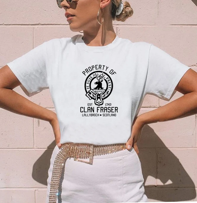 Premoženje Klan Spodbujanje Smešno Poletne Majice s kratkimi rokavi Ženske Svoboden Camiseta Mujer Kratkimi Rokavi Tshirt Bombaža Ženske Priložnostne Tee Shirt Femme