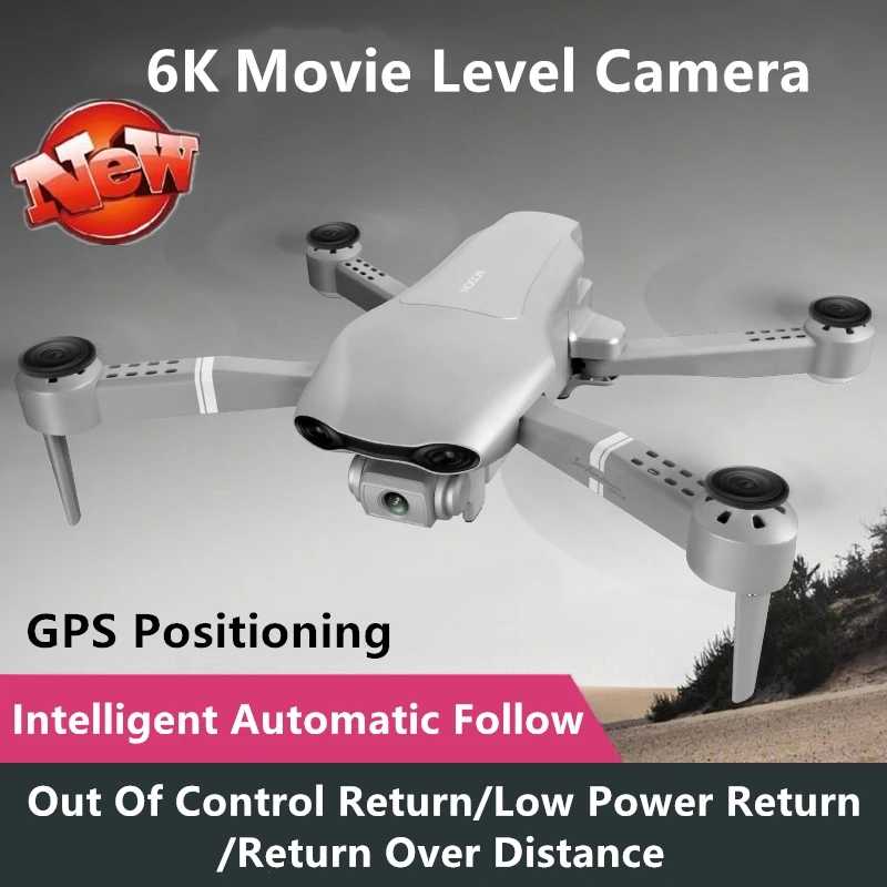Daljinski upravljalnik Quadcopter 6K HD Kamera Višina Držite GPS z Eno Tipko se Vrnete Auto Follow500M Razdalje 25 Minut Letenja RC Brnenje