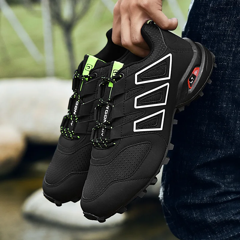 2019 Novih Moških prostem pohodništvo čevlji za Treking Turizem Čevlji Non-slip čevlji Plezanje, Gorsko Sport Čevlji Pohodni Copati