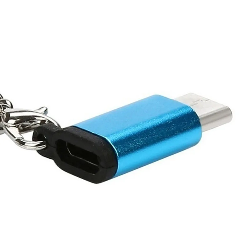 Za Xiaomi USB-C Mikro USB Adapter, Anti-izgubil Keychain USB-C, Da Pretvori Micro USB Priključek Z Keychain Aluminij Zlitine