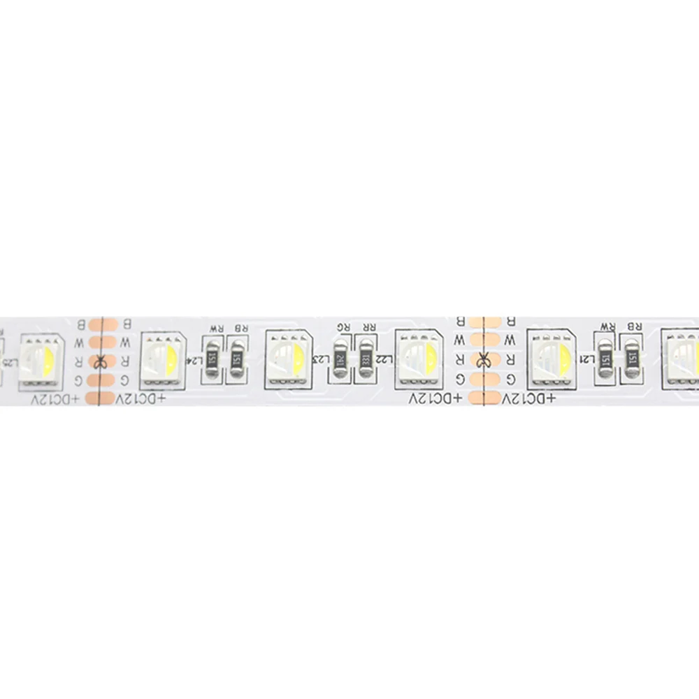 5m IR LED Trak Svetlobe RGB SMD 5050 RGBW 4 barve v 1 60leds LED Trakovi, Trak, DC 12V+ Daljinski upravljalnik+ Adapter EU/ZDA/velika britanija/AU
