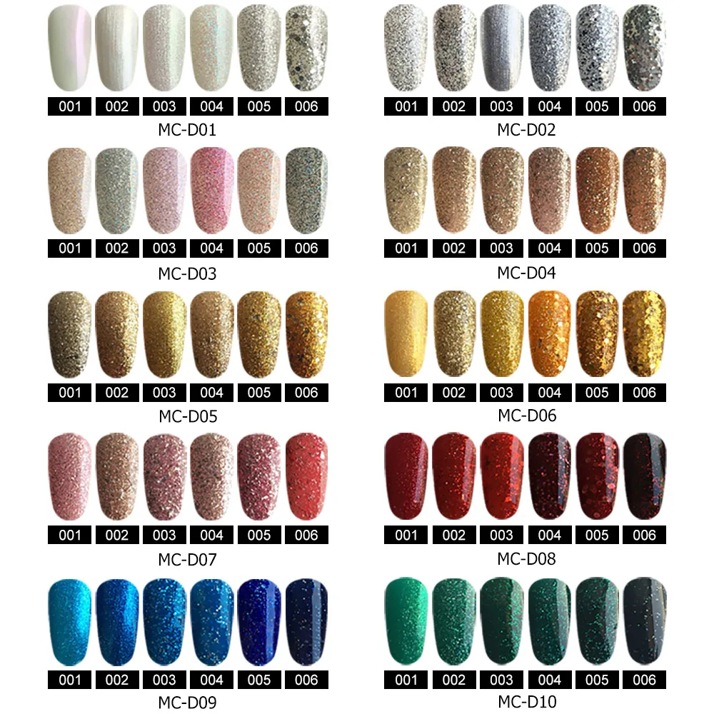 MIZHSE Manikura Set Električna UV-Led Lučka Izbrati 6 Plezati Barve Gel lak Znanja Nadlak za Nohte Kompleti Za Nail Art Komplet Gel za Nohte