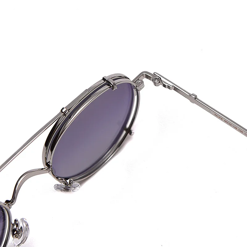 Polarizirana sončna Očala za Ženske 2021 Krog Kovinski Okvir za Očala Moških TAC ravno objektiv okvir Gafas De Sol