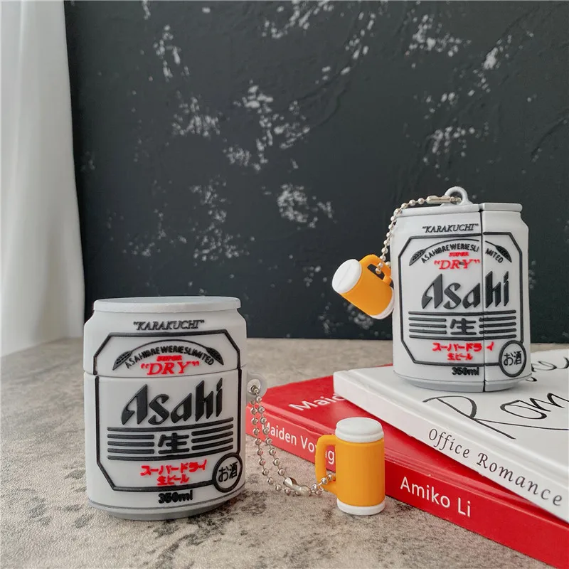 Blagovne znamke Asahi pivo Za AirPods 1 2 3 Pro brezplačno polje mehka silikonska Brezžična tehnologija bluetooth Slušalke zaščito kritje coque Dodatki
