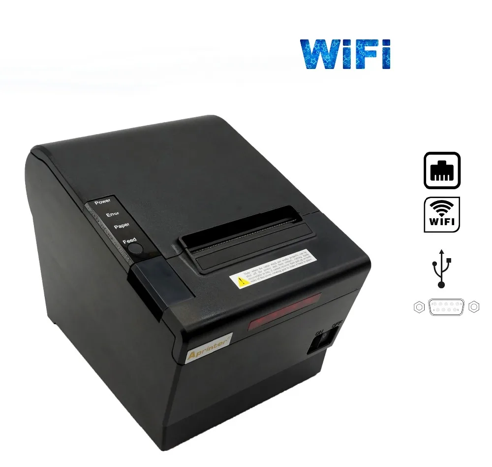 80mm WIFI POS printer Thermal receipt Printer
