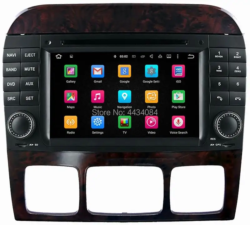 Ouchuangbo PX5 autoradio stereo avto, gps, android 10 MB Mercedes S W220 1998-2005, ki podpirajo Bluetooth, wifi, BT csd 8 Jeder 4+64
