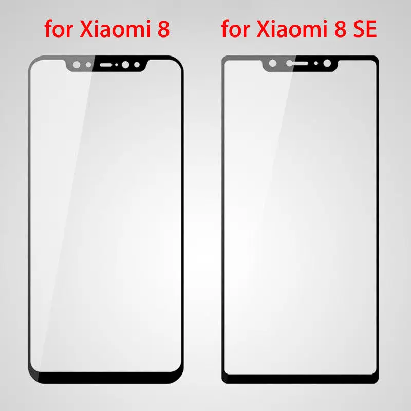 Celotno Lepilo 9H Zaščitno folijo Za Xiaomi Mi 8 MP Polno Kritje Kaljeno Steklo Za Xiaomi Mi8 Mi8SE Zaslon Patron Mi 8 Stekla Film