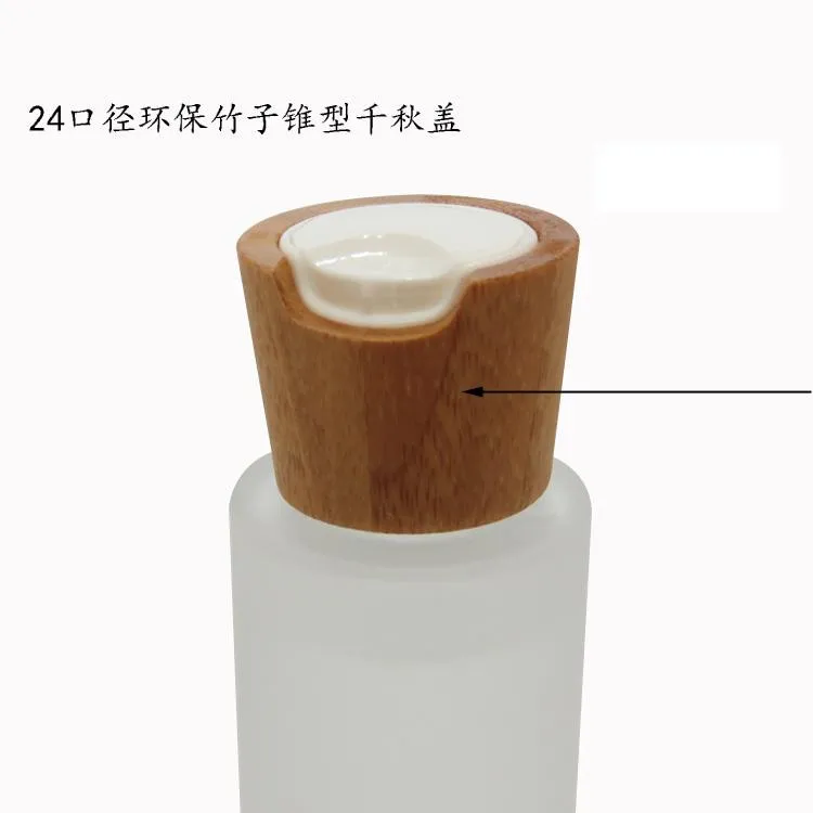 100 ml 83pcs/veliko motnega stekla čisto roso/elite tekočine kozmetika steklenice z bambusa pritisnite pokrov