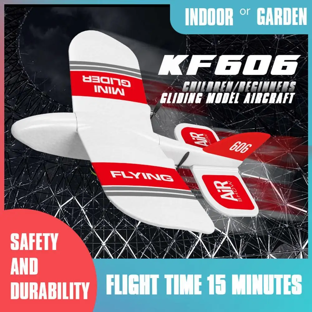 2019 KFPLAN KF606 2,4 Ghz 2CH EPP Mini Notranji RC Jadralno Letalo Vgrajen Gyro RTF Dobro Fleksibilnost, Močan Odpor Do Padca