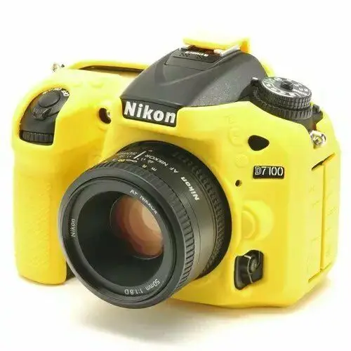 Mehke Silikonske Oklep Kože Fotoaparat Ohišje Pokrov Ohišja Vrečko Telo Patron Za Nikon D7100 D7200