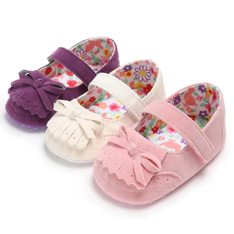 Spomladi in Jeseni 0-1 ženski otroka tassel slip mehko dno čevlji baby toddler čevlji