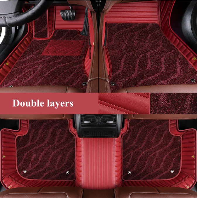 Po meri poseben avto predpražnike za Lexus LX 450d 5 sedeži 2020 trajne dvojne plasti avto preproge za LX450d 2019-