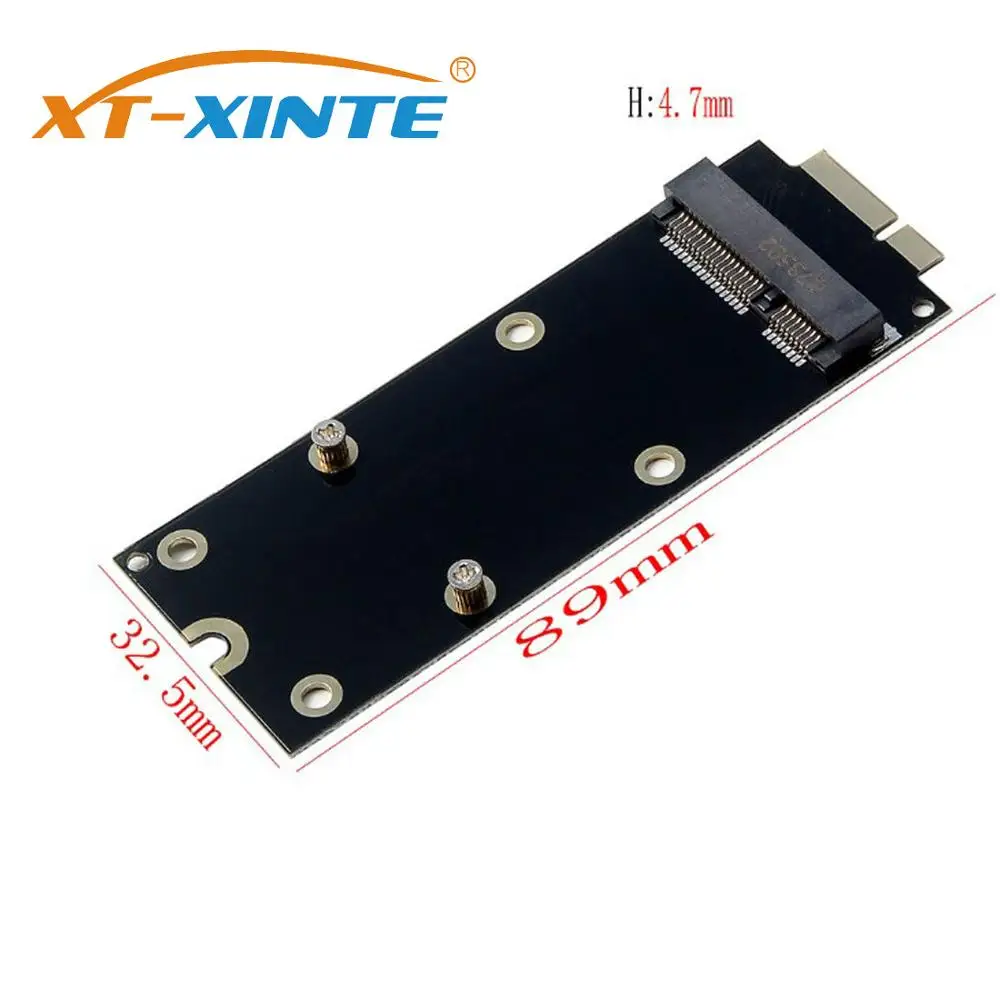 XT-XINTE mSATA SSD, Da SATA 7+17Pin Adapter Pretvornik Kartico Širitev Kartico za Apple 2012 MacBook Pro MC976 A1425 A1398