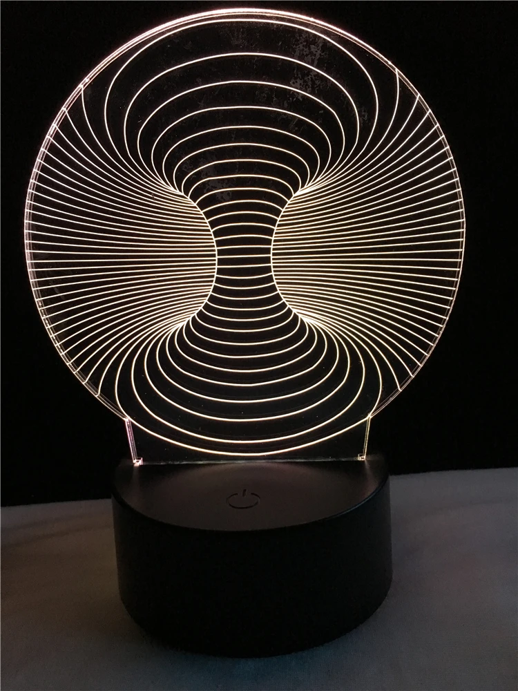 Doma Stranka Dekorativne Razsvetljave Kabel Abstraktno Umetniško linije 3D LED USB Spalnica Noč Svetlobe Stranka Multicolor namizne Svetilke Darila