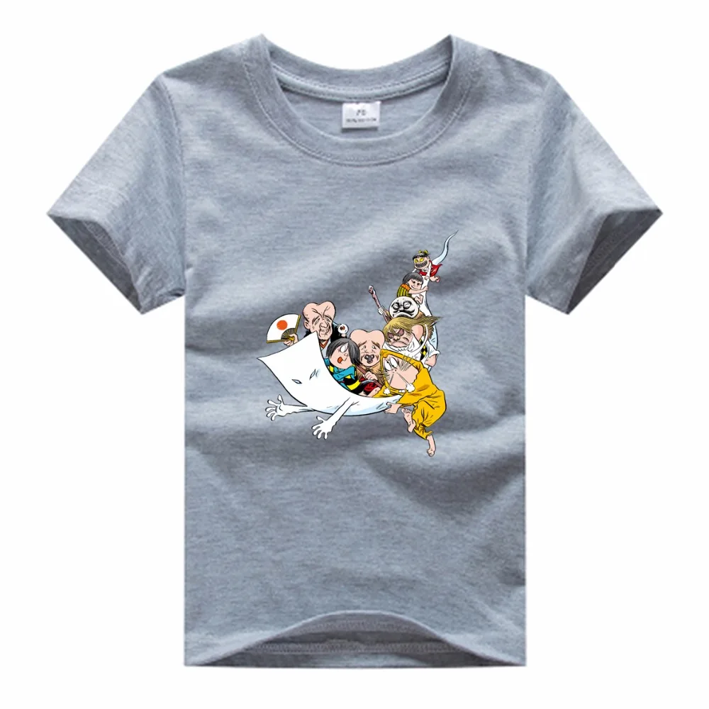 Gegege ne Kitar Japonski risani digitalni T - shirt otroci majice Duha - eyed fant dekle poletje T-shirt Kratek rokav Tshirt