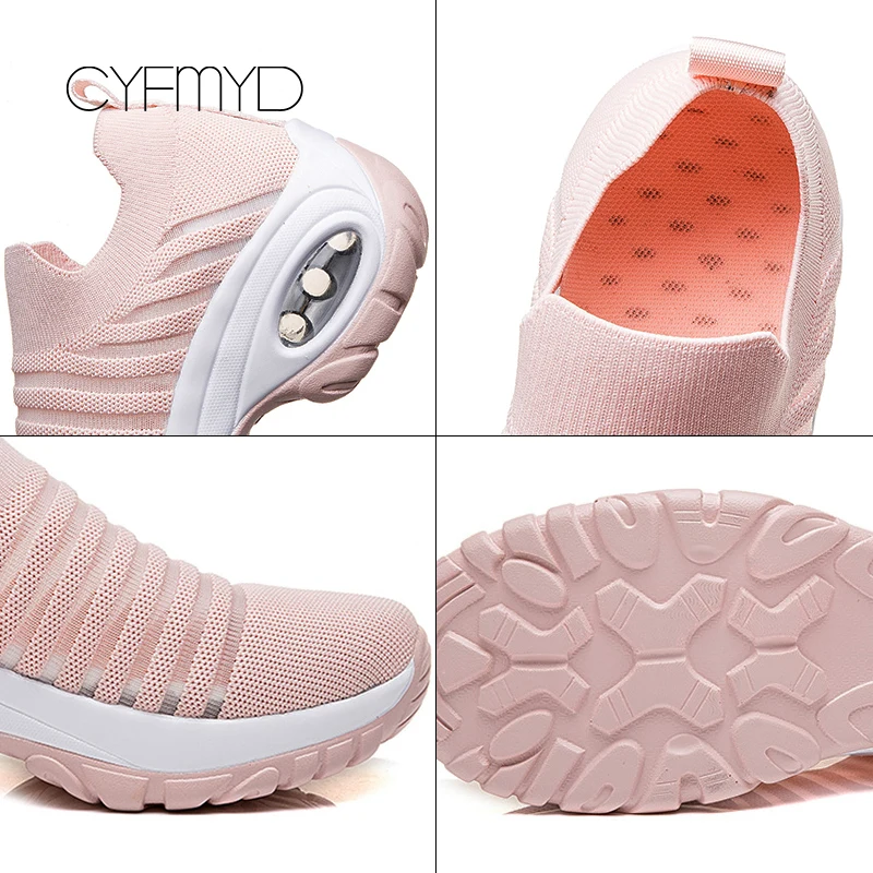 Platforma Copati ženske Zraka za Dihanje, čevlji Prugasta Ženski tenis 2020 Prijetno Gospe priložnostne čevlji za Močen Šport
