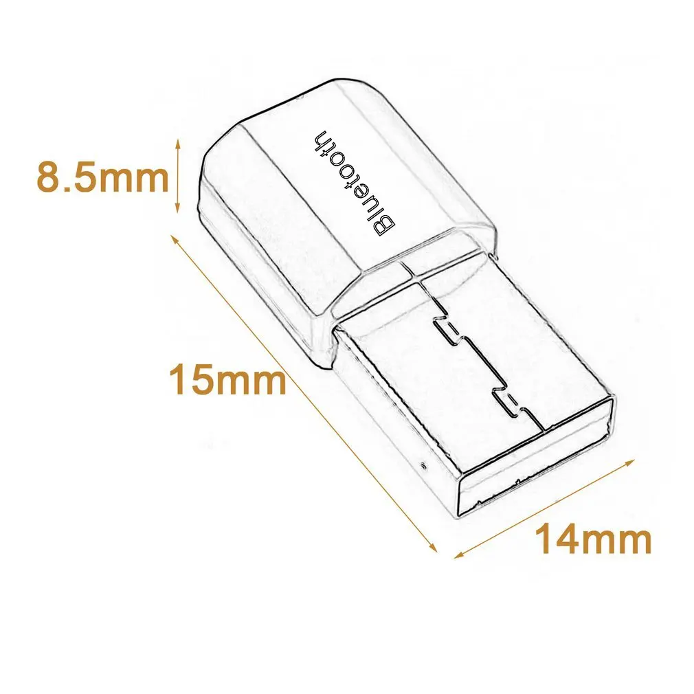 Mini USB Adapter Bluetooth V4.0 AUX Bluetooth Dongle Glasbeni Zvok Sprejemnik Za PC Računalnik-Sprejemnik, Oddajnik Adapter