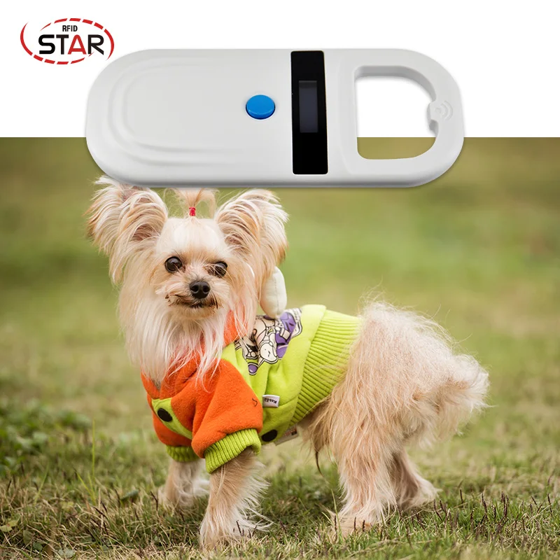 ISO 11784/5 134.2 KHz Mini Živalski RFID Tag Chip reader EMID FDX-B Poceni Ljubljenčka Psa ID rfid, prenosni skener za hišne živali, identifikacijska