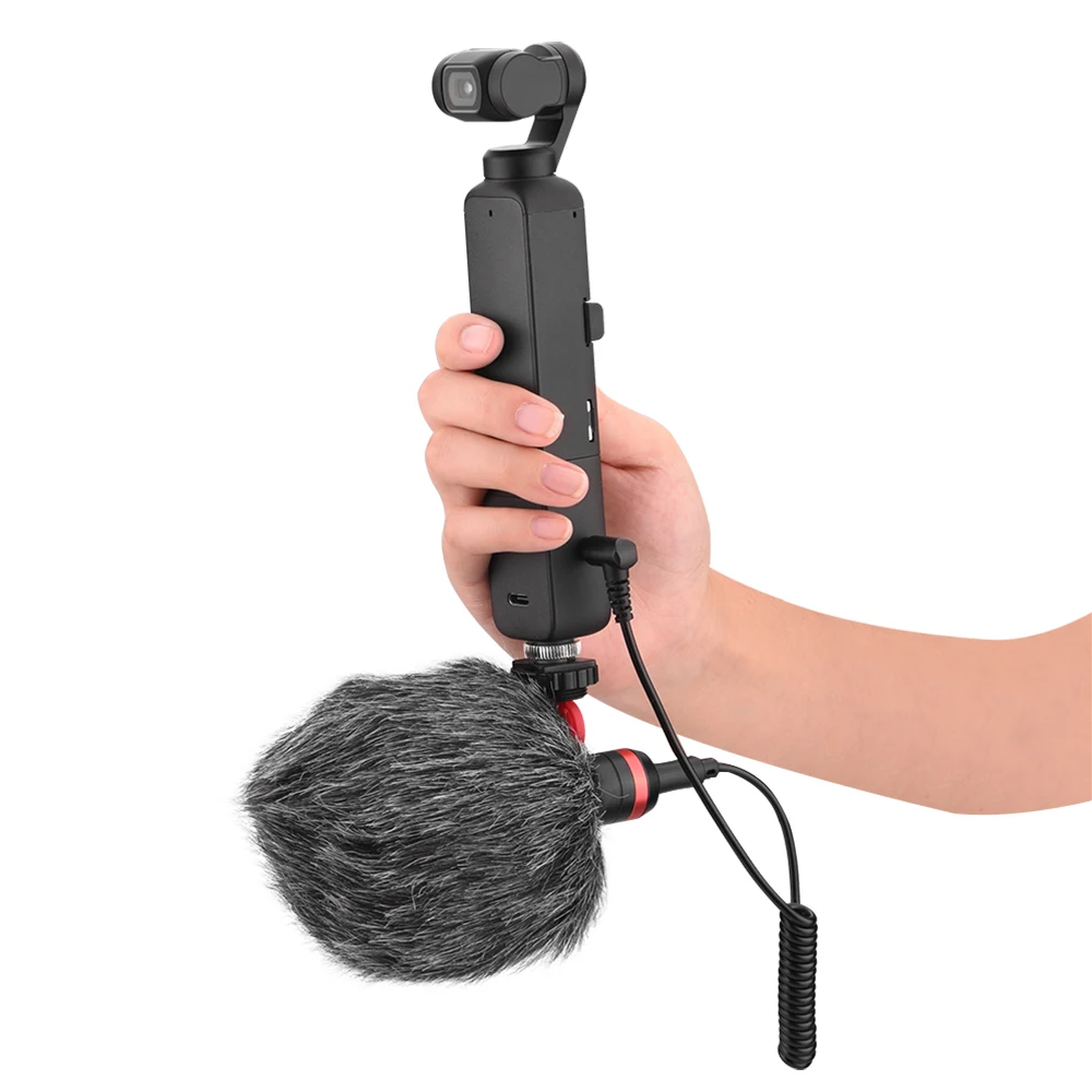 Mikrofon za Žep 2 Žično Cardioid Kaže v Živo Mikrofon za Snemanje Kamera Mikrofon do-It-Vse Ročaj Gimbal Dodatki