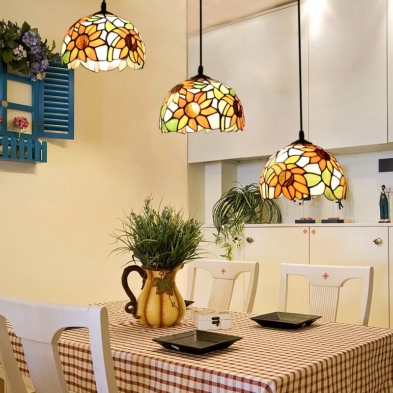 Sodobna Evropa art dekor steklo obesek svetlobe LED E27 mansarda letnik visi svetilka za dnevno sobo, spalnico, jedilnico, kuhinjo, kavarna