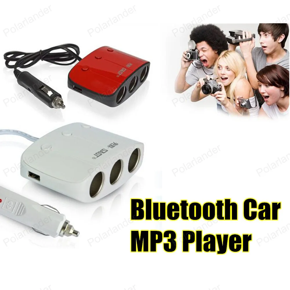 Bluetooth Car Kit, FM Oddajnik MP3 Predvajalnik 3.5 mm Audio AUX TF kartice Slotov Dvojno USB Avto Polnilec Za iPhone, Samsung GPS