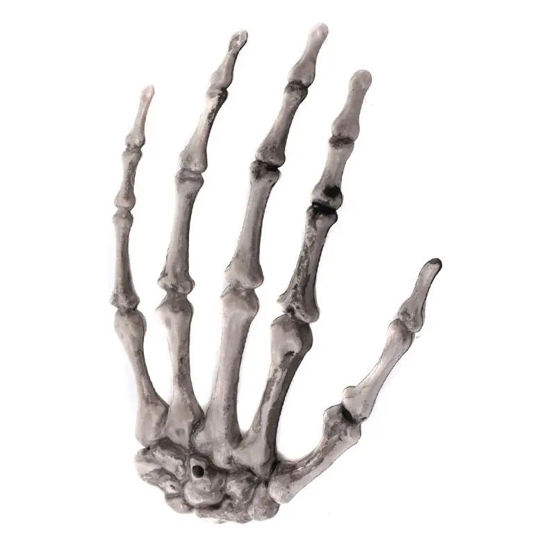 1 Parov Halloween Okostje Rokah Plastične Strani Skelet Modela za noč Čarovnic Dekor 517E
