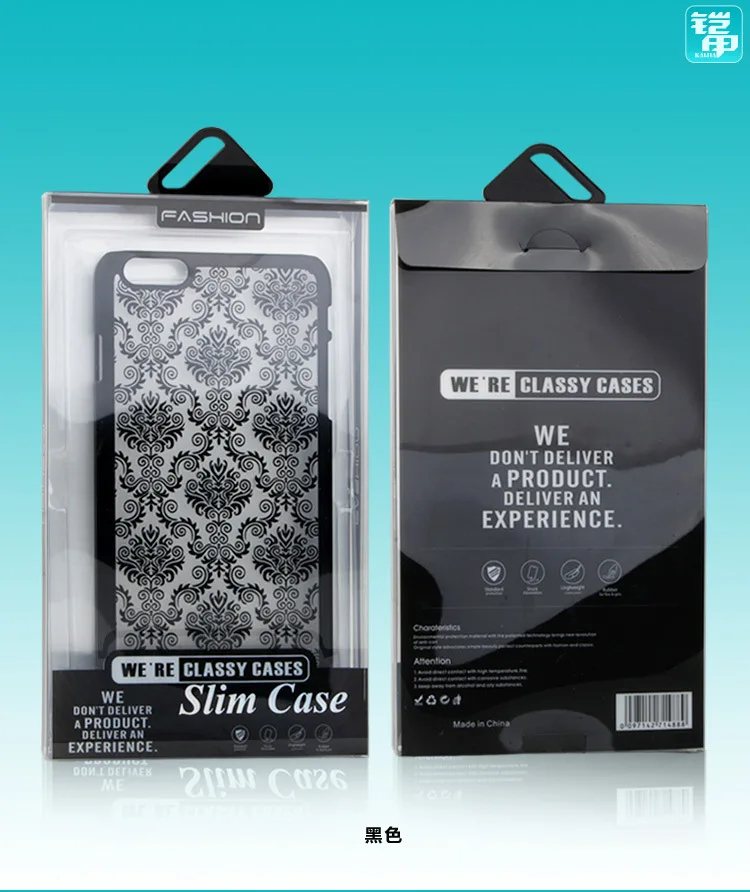 500 kos Debelo Prilagodite Design po Meri LOGO Plastična PVC Embalaži Paket Za Telefon Primerih Za Samsung Note 7 / Sony Z2