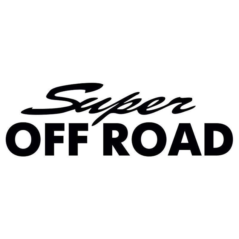 SF20394# Die-cut Vinilne Nalepke Super Off Road Avto Nalepke Nepremočljiva Auto Decors Na Avto Telo Odbijača Zadnje Okno