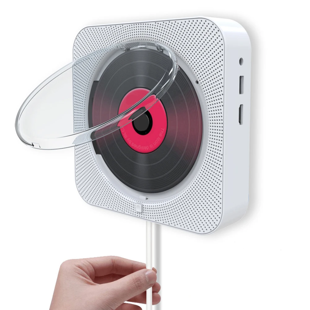 Prenosni CD Predvajalnik Glasbe Predvajalnik, Stereo Zvočnik Wall-mounted Doma Bluetooth Audio (zvok Bluetooth Boombox FM Radio, USB, MP3, AUX Vhod Izhod