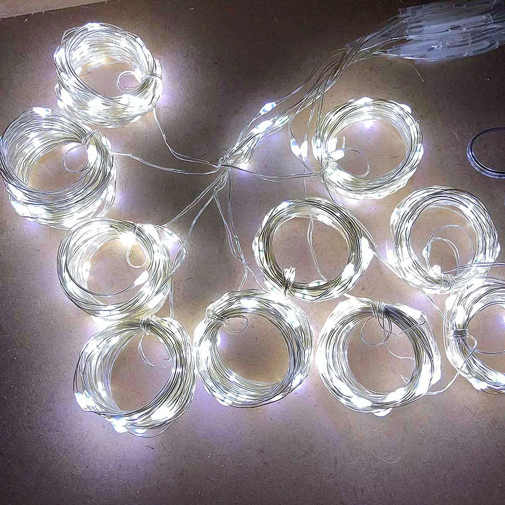 300 cm Nova LED Bakrene Žice Niz Luči Poroko Dekor z Daljinskim upravljalnikom Vroče Prodaje