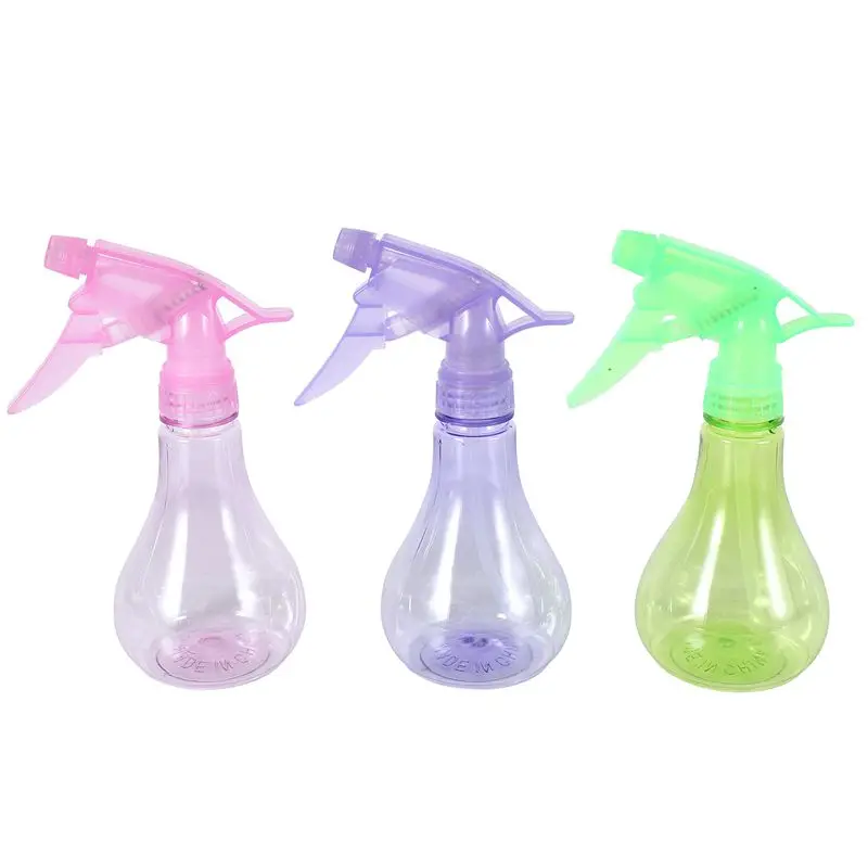 3Pcs Prazno Kozmetični Spray Plastične Steklenice Vode Škropilnica Ročna Sprožitev Mister 300 ml