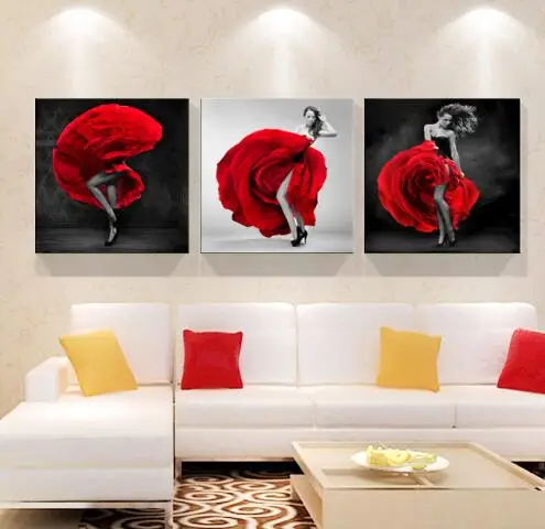 Raca Swan Rose cvet slim lady Wall Art Platno Slikarstvo Vroče Prodaje Plakat Stenske Slike Dnevni Sobi Doma Dekor Modularni Slike