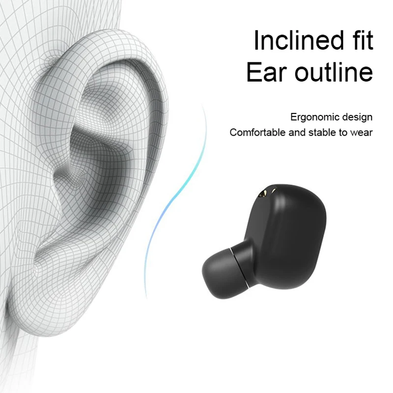 M1 Brezžične Slušalke Bluetooth V5.0 Čepkov TWS Stereo Prostoročno Čepkov Slušalke Z Mikrofonom Slušalke Bas Slušalke Šport