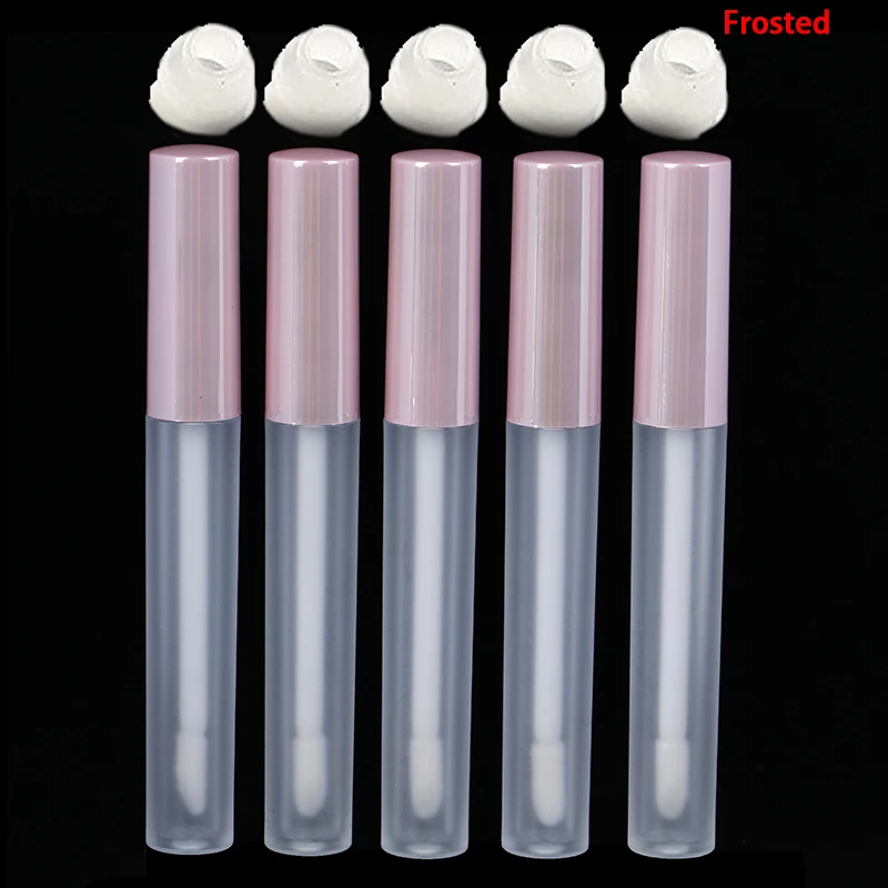 5Pcs/veliko 2.5 ML Mini Prazno Pregleden ABS Lip Gloss Cevi Plastičnih Balzam za Ustnice Cev Šminka Mini Vzorec Kozmetični Posodo S Skp