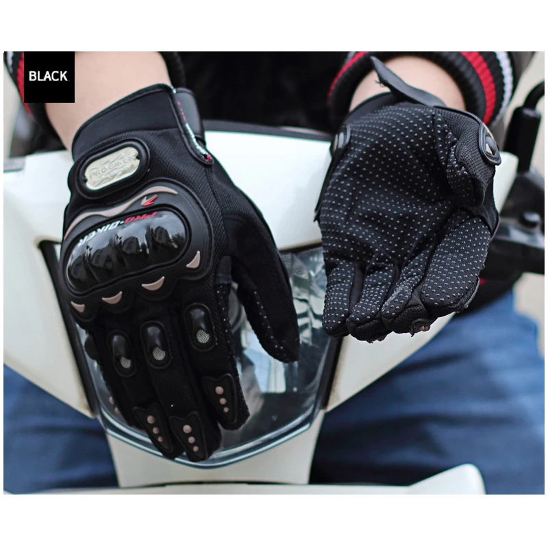 Novo motorno kolo rokavice polno prst vitez jahanje moto motorcross športne ROKAVICE kolesarjenje Stroj rokavice guantes Črna M,L,XL Nova