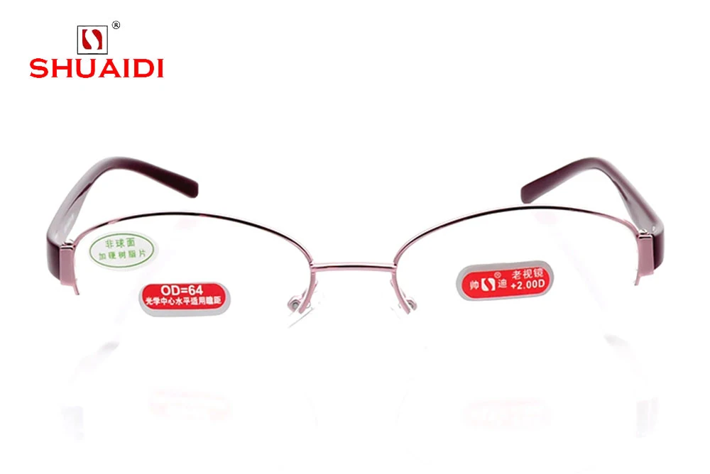 Leesbril = Shuai Di Semi-rim Tr90 Noge Hd Anti-utrujenost, Prevlečeni Leče Moda za Ženske Obravnavi Očala +0.5 +0.75 +1 +1.25 Na +6