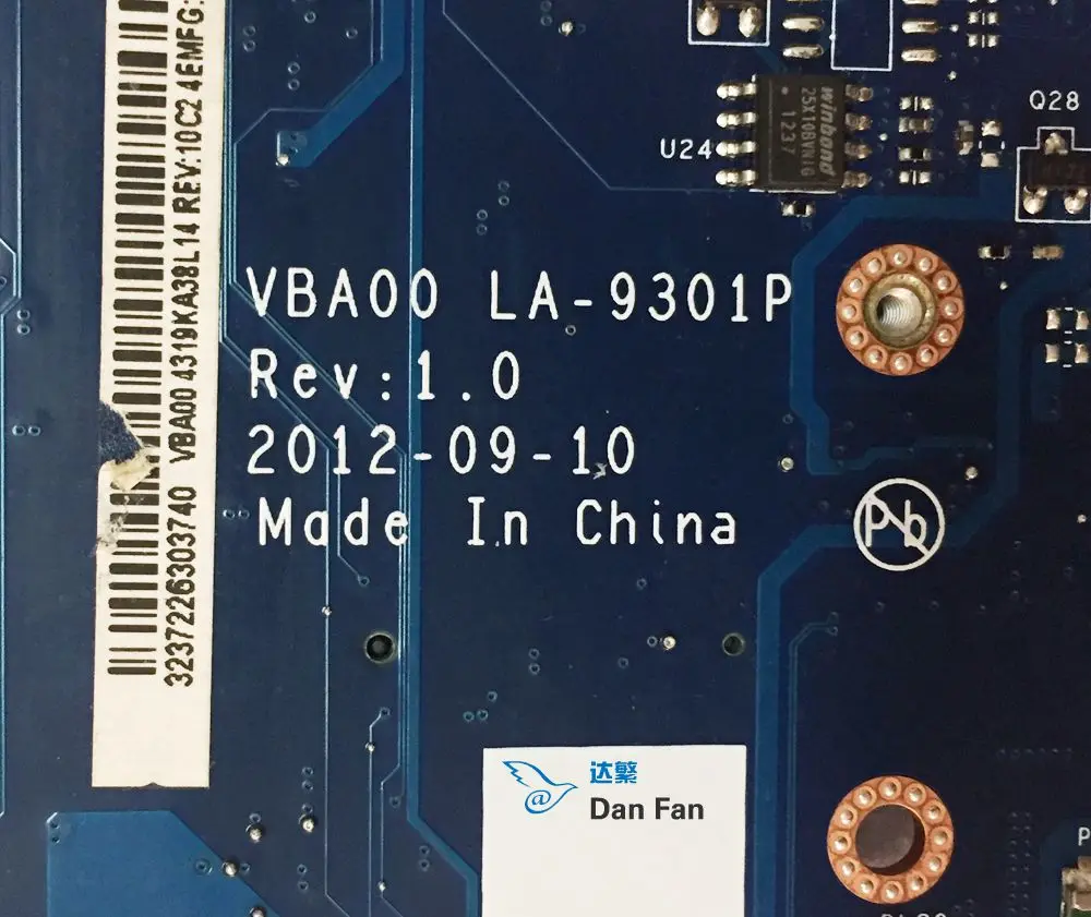 Za Lenovo C540 all-in-one Motherboard VBA00 LA-9301P Mainboard testiran v celoti delo