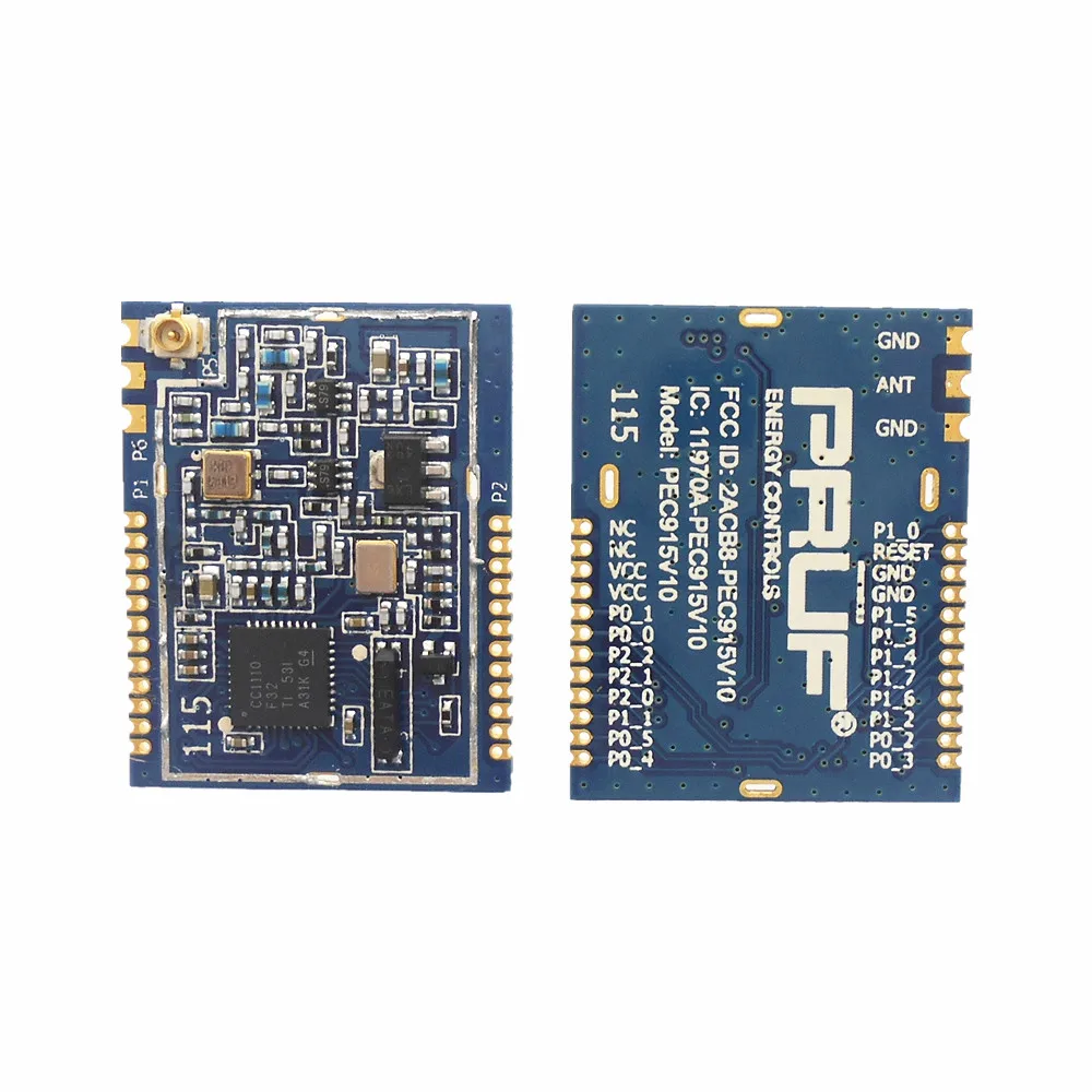 VT-CC1110PA 433Mhz 470Mhz 915Mhz RF CC1110 modul multi-io pin temperature in vlažnosti tipalo brezžični modul se lahko razvijejo