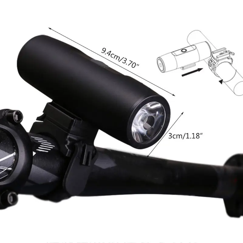 Kolo BicycleLight Rainproof USB Polnilna LED 2200mAh MTB Aluminija Spredaj Lučka 24BD