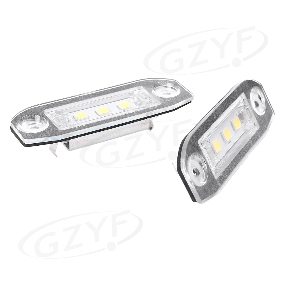 Par LED Zadnje Številke Licence Ploščo Bele Svetlobe, luči Za Volvo S80 XC90 S40 V60 XC60 S60 V70 C70 V50 XC70