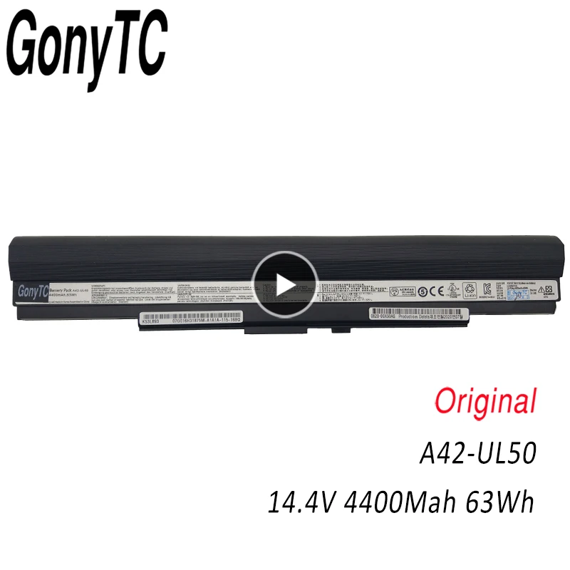 GONYTC A42-UL50 14,4 v 8 CELIC Laptop Baterija Za Asus U30 U35 U45 UL30 UL30A UL50 UL80 UL80A A42-UL50 A42-UL80 A41-UL50