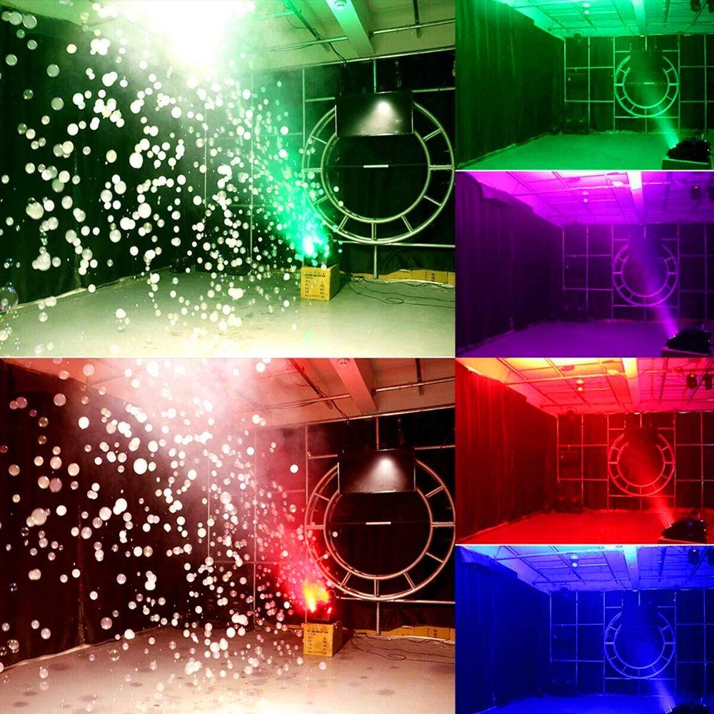 3000W Fazi Mehurček Meglo Stroj z RGB LED Luči 3 V 1 Double Bubble Navijači DMX512 Fazi Pralni Fazi Učinek w/Brezžični Daljinski