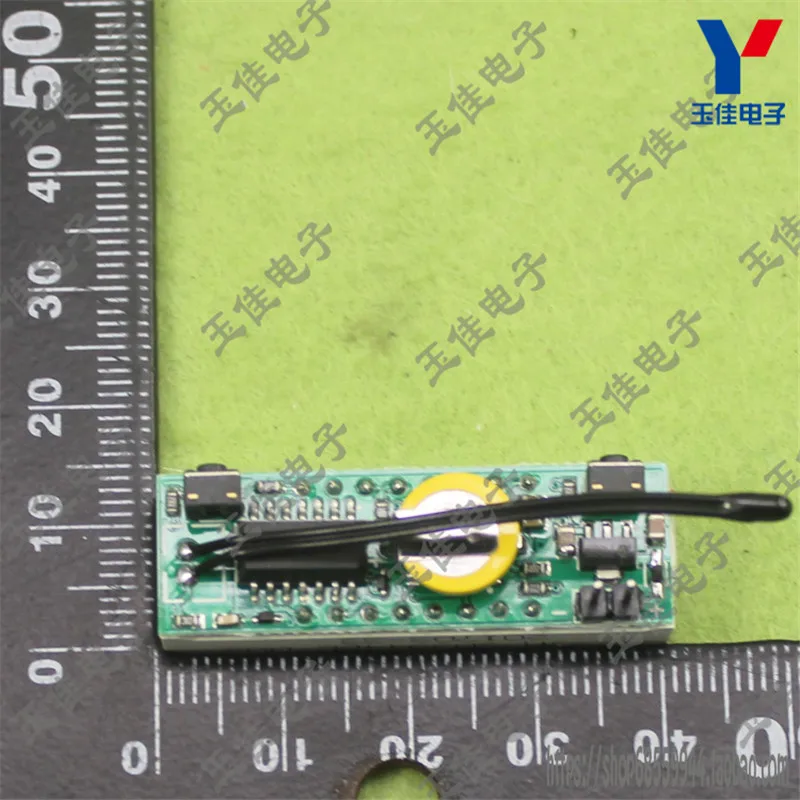 (Modra) Tri-v-enem LED digitalni cev ura RX8025T ura čip (C5B5)