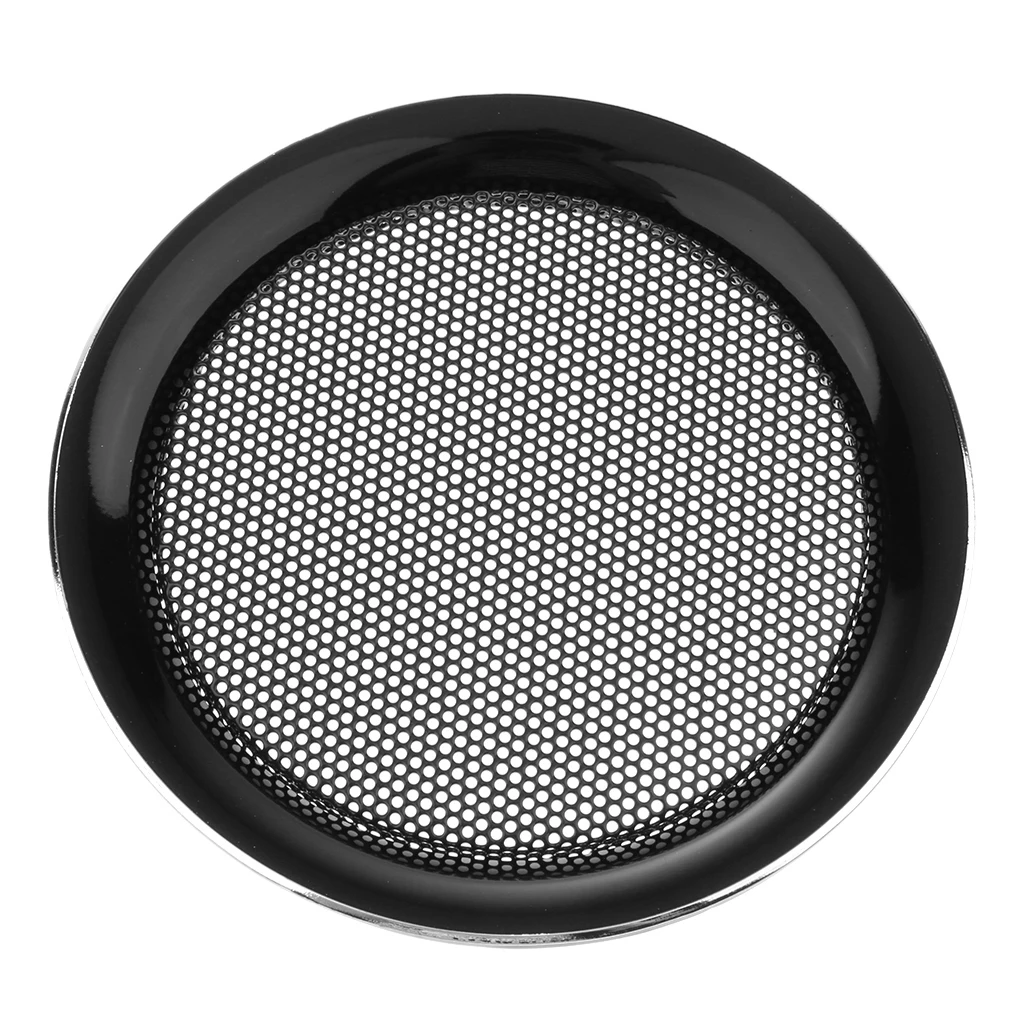 6.5inch Black Color Mesh Speaker Decorative Circle Subwoofer Grill Cover Guard Protector