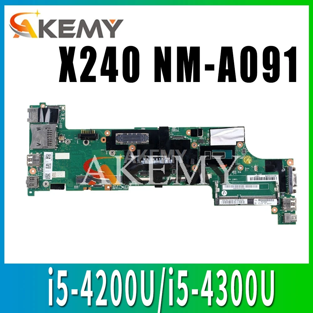 AKEMY Za Lenovo Thinkpad X240 zvezek motherboard i5-4200U/i5-4300U test delo FRU 04X5171 00HM953 04X5165 00HM952 04X5159