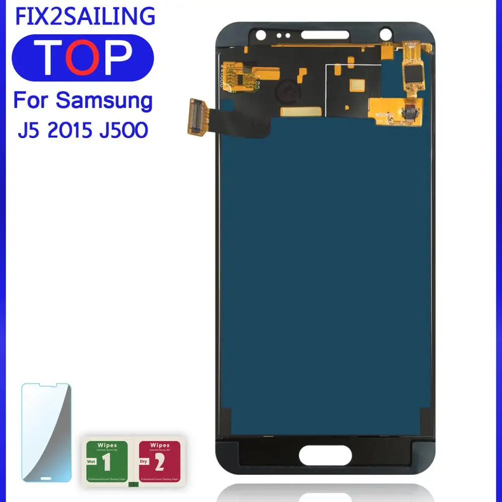 Lcd J5 Za Samsung Galaxy J5 J500 J500F J500FN J500M J500H AAA+ LCD Zaslon, Preizkušeno Deluje Zaslon na Dotik Skupščine